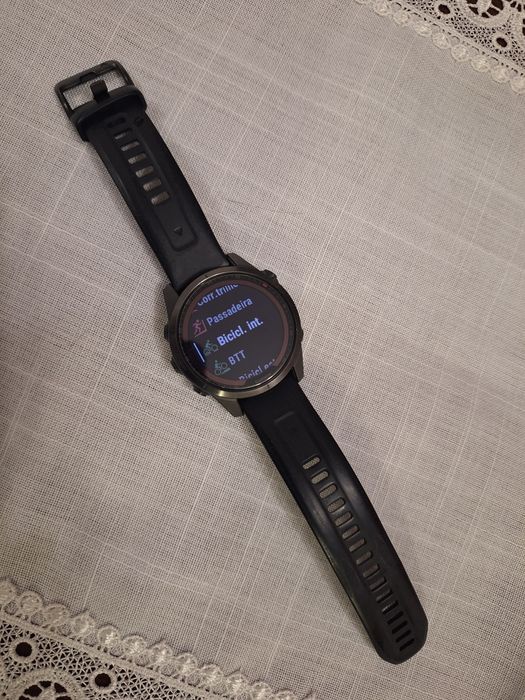 Garmin Fênix 7s Zafira solar Garantia Aceito Retomas