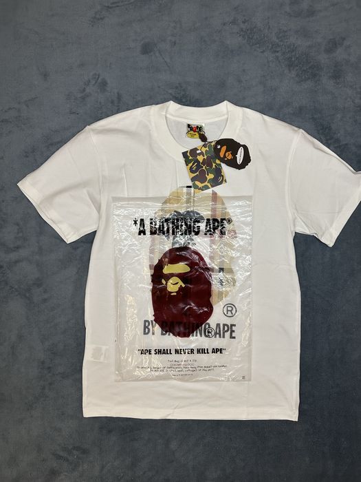 Футболка Bape x burberry