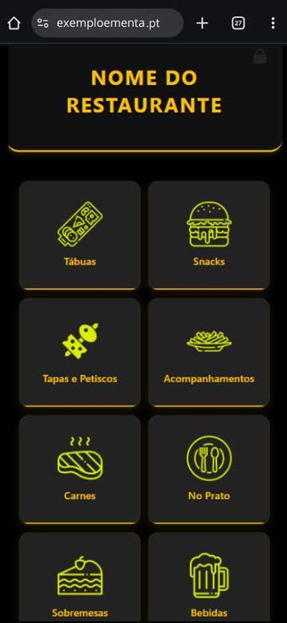 Website con Menú Digital y Código QR65048666175363121