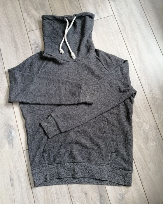 Bluza męska, szara, kangurka, z kieszenią, M, Divided