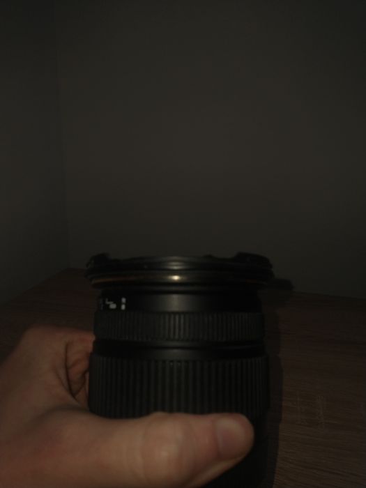 Sigma 17-50 2.8 z filtrem uv