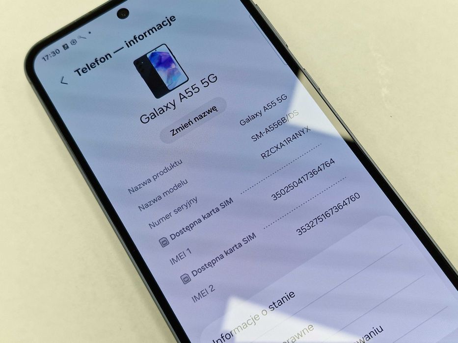 Samsung Galaxy A55 5G Dual SIM/ 8GB/ 128GB/ Awesome Navy + ładowarka