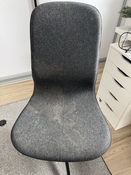 Krzeslo biurowe ikea LÅNGFJÄLL szare