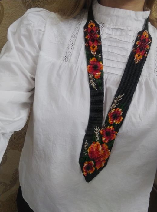 Гердан, вишитий бісером