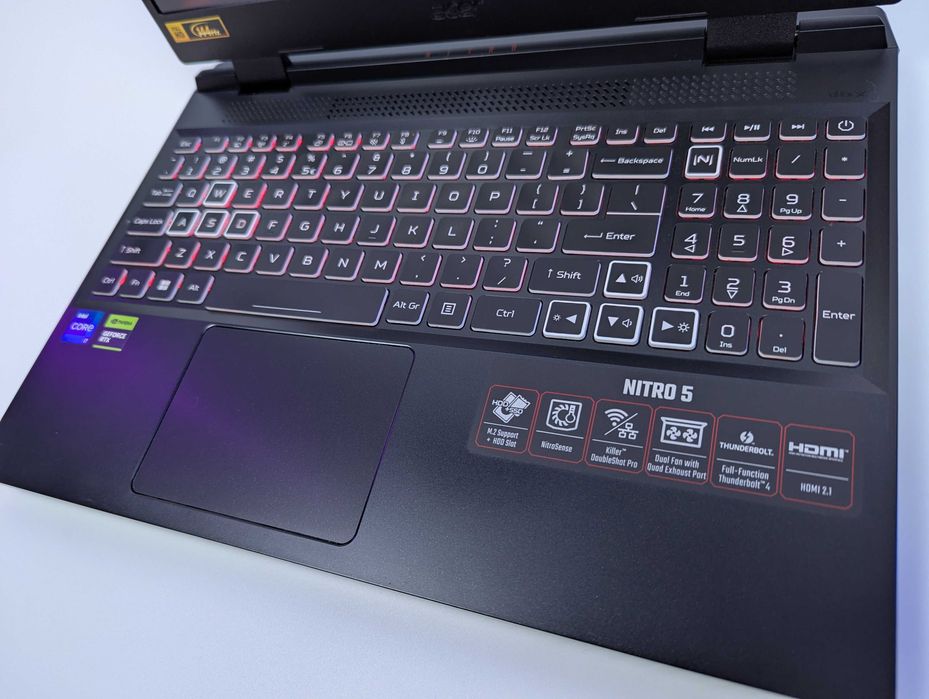 LAPTOP GAMINGOWY Acer Nitro NVidia GeForce RTX Intel Core komputer