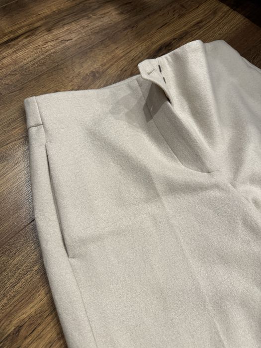 Massimo Dutti брюки з вовни бежеві