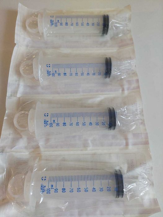 Strzykawki Polfa 100 ml, 50 szt.