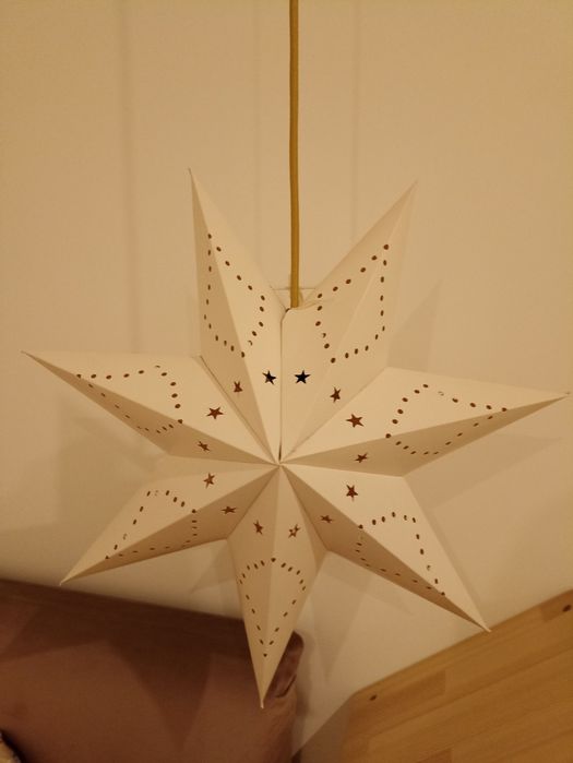 Candeeiro em forma de estrela