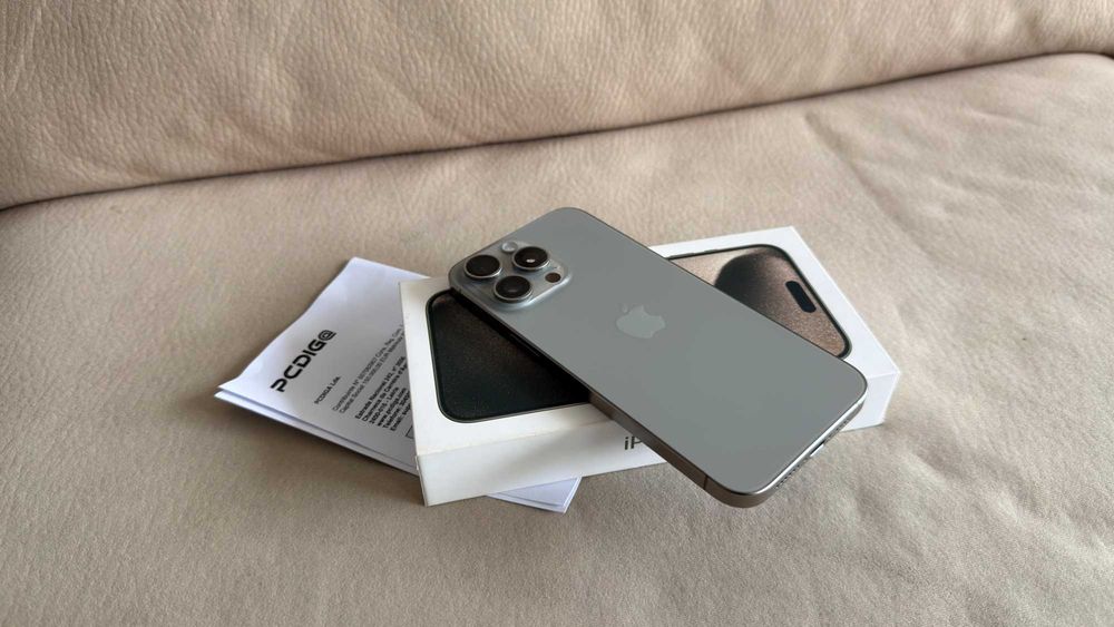 Vendo troco iPhone 15 Pro Max 256Gb Natural C/Fatura e Garantia Apple