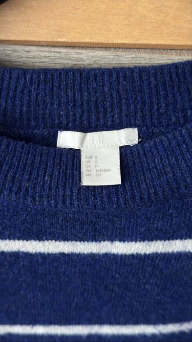 Sweter damski granatowy