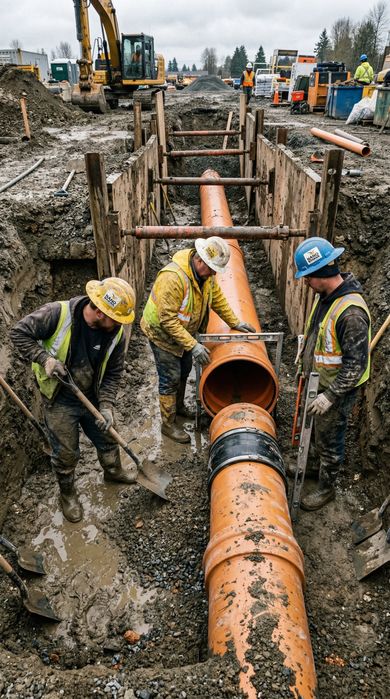 Будівельні роботи під ключ: фундамент, дах, плитка, електрика бруківка