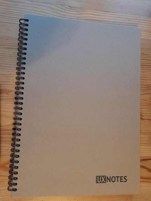 Notes do makiet mockupów UX Notes A4 UI Design interfejsów szkicownik