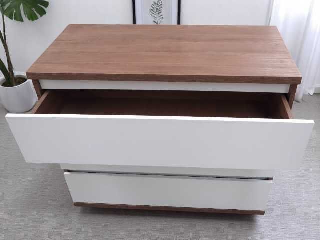 Cómoda Vulcano/Branco | Nova | Já Montada | Entrega Grátis