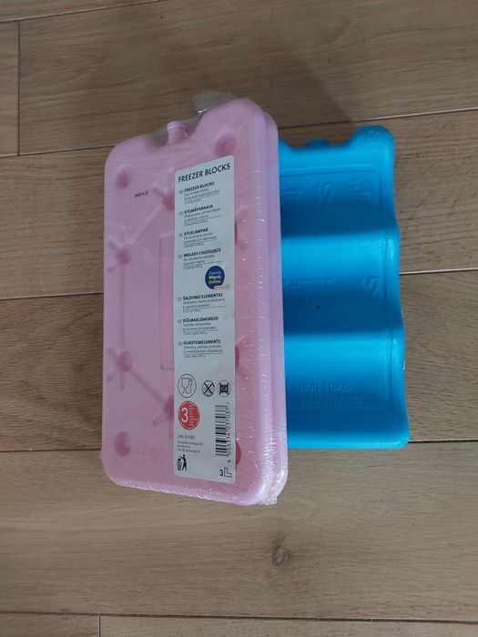 3 wkłady chłodzące na butelki i na dno