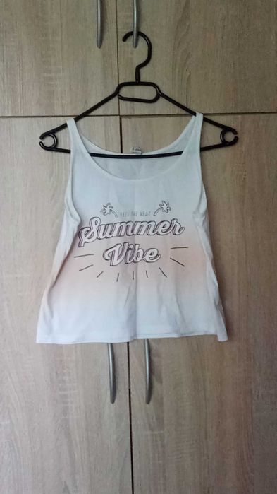 Bluzka damska młodzieżowa crop top