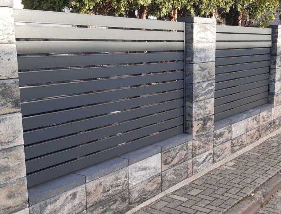 Spawane Ogrodzenia (ocynk+malowanie)+instalacja napędów, videodomofony