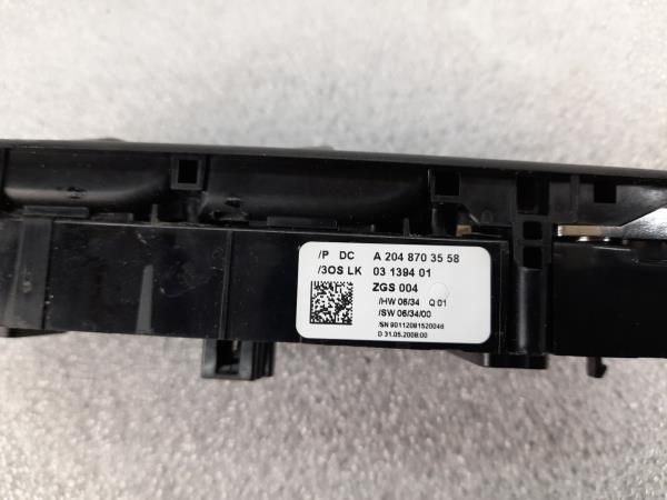 Comando / botão / interruptor vidros frente esquerdo MERCEDES-BENZ Cla