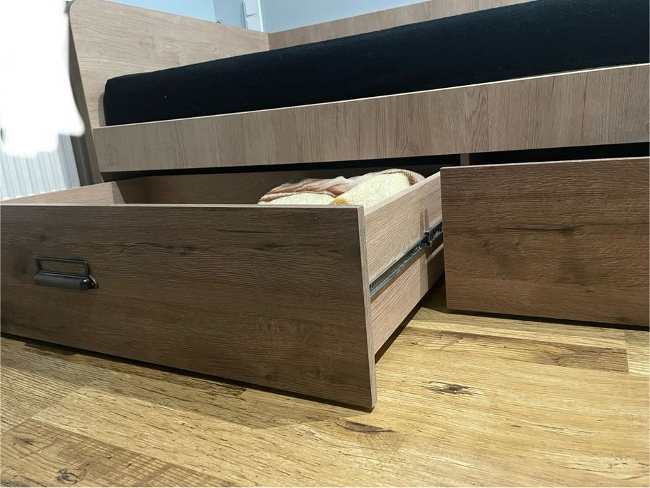 Łóżko 90/200 z szufladami