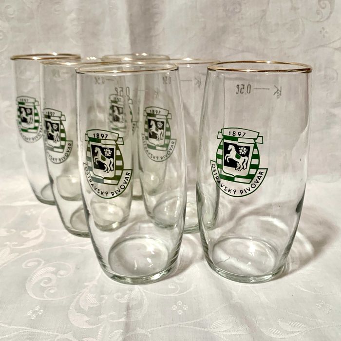 komplet  niemieckich szklanic do piw