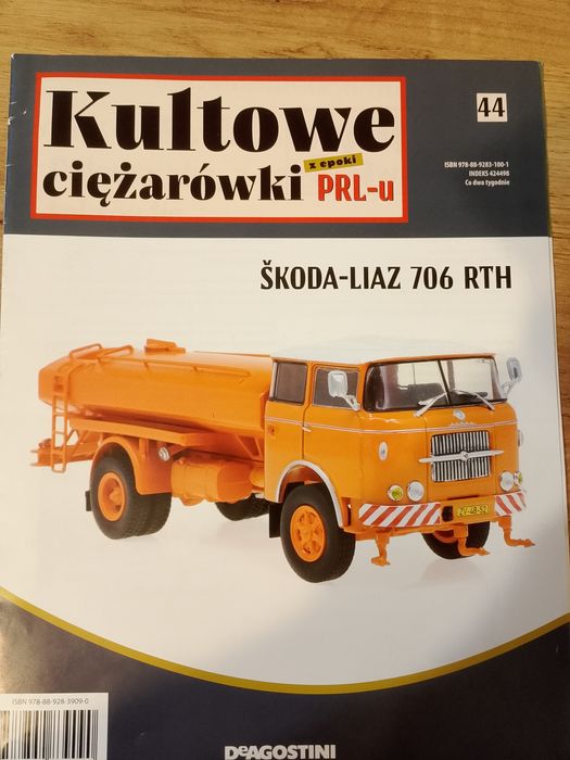 Kultowe ciężarówki prl deagostini Skoda Liaz 706 RTH nr.44 polewaczka
