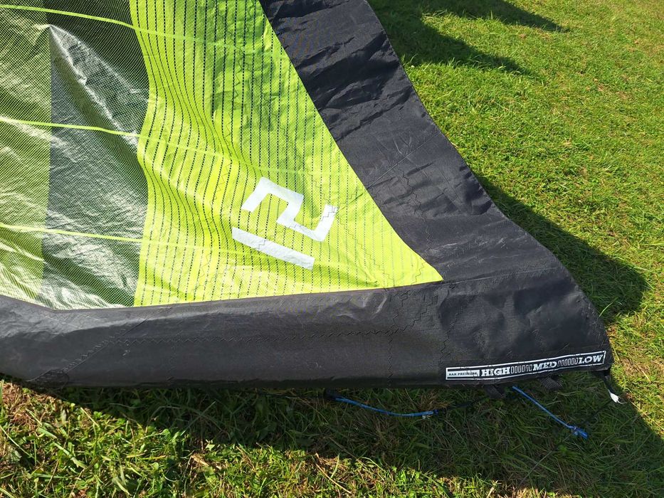Latawiec KITE AIRUSH Lithium 12m2 + bar WARSZAWA stan idealny