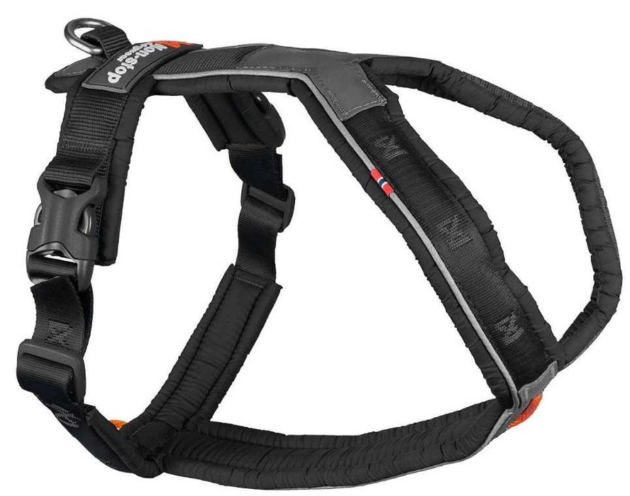 Szelki dla psów Non-stop Dogwear Line harness 5.0 *size 2* czarna*nowe
