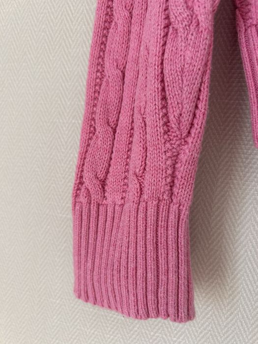 Polo Ralph Lauren camisola rosa cable knit 16 anos / S