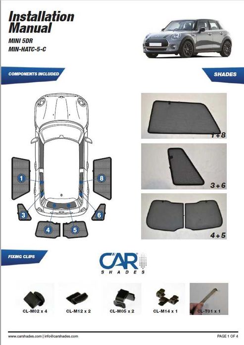 Tapa Sol Mini F55 (5 Portas)
