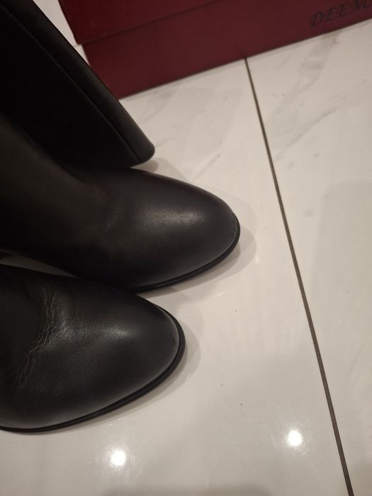 Шкіряни сапоги жіночі