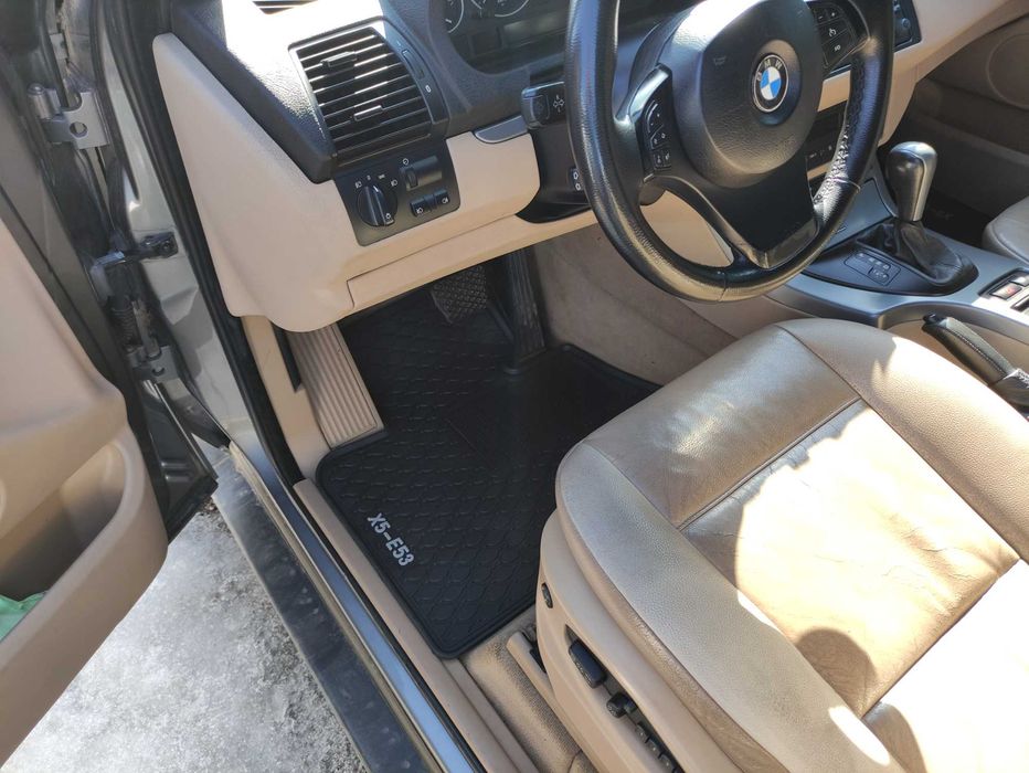 Гумові килимки BMW X5 E53 коврики резиновые БМВ Х5 Е53 БМВ Х5 Є53 Ікс5