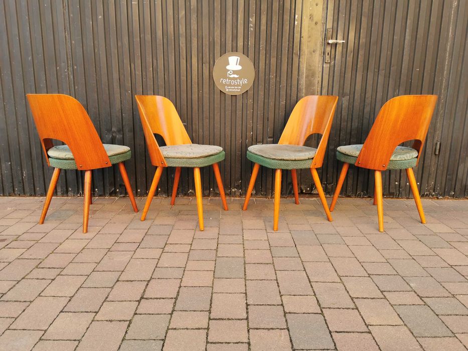 Krzesła TON (Thonet) proj. Oswald Haerdtl, Czechosłowacja '60, PRL