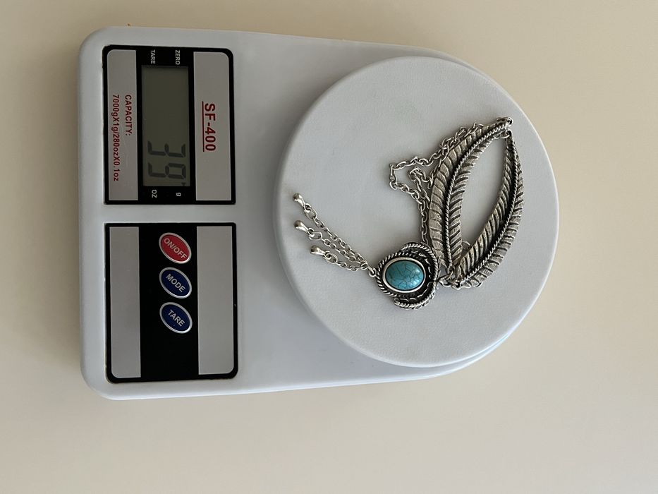 Колье срібло бірюза