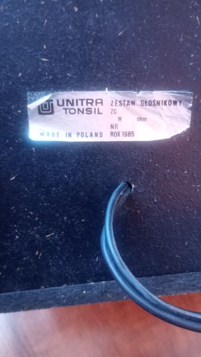 UNITRA TONSIL ZGC-25 1985 chyba tylko membrany do wymiany