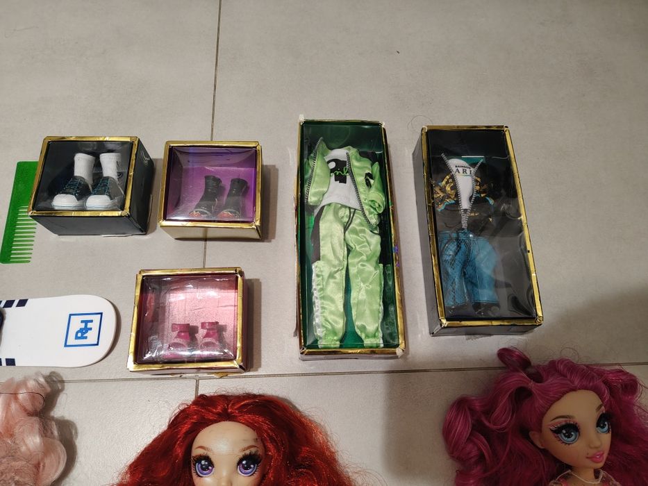 Lalki Rainbow High, duża kolekcja + akcesoria