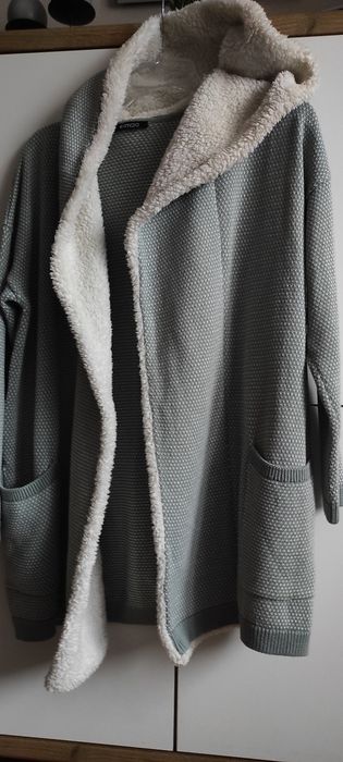 Paczka: Parka Kurtka ,,BPC+swetr.narzutka,,Esmara+jegginsy+sweter/38-40
