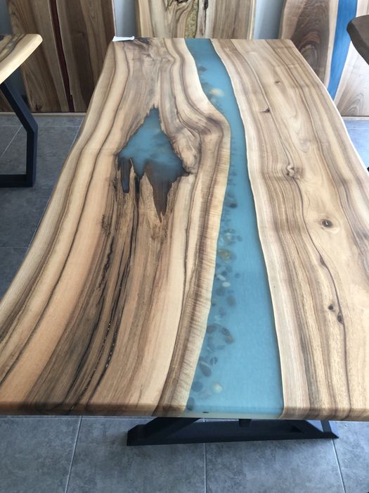 Столи Луцьк.Журнальні столи з натурального дерева та епоксидної смоли!