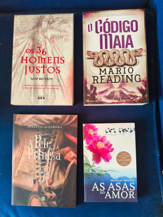 Lote 4 Livros Thriller Mistério e Suspense Contemporâneo