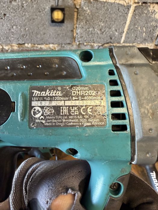 Wiertarka Makita dhr 202 + wiertla hilti