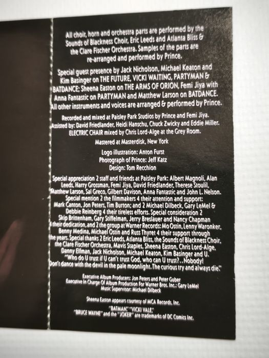 Касета Batman (Motion Picture Soundtrack)