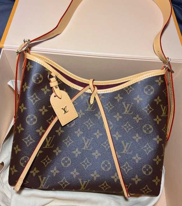 LV carryall shoulder bag