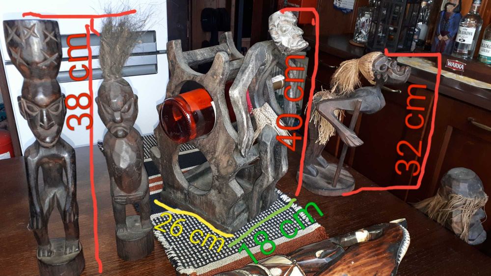 Rzeźby, maski afrykańskie