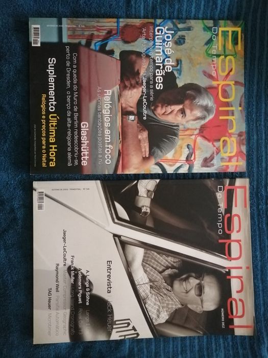 27 Revistas de relógios - Espiral do tempo