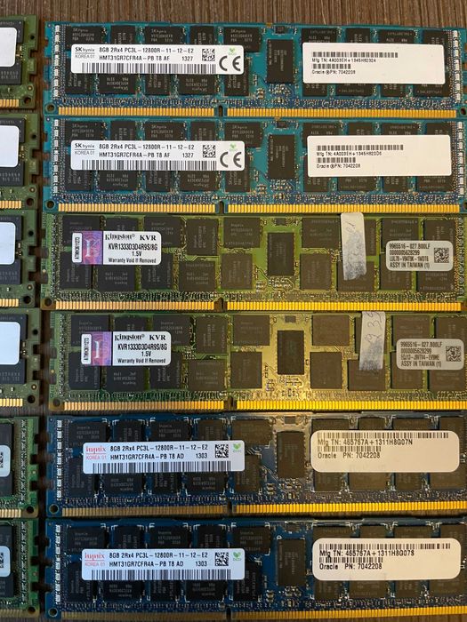 Серверна оперативка 8Gb  16Gb  12800R DDR3 ECC REG