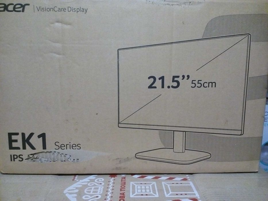 монитор Acer EK221Q E3bi (UM.WE1EE.301) разбитый экран. донор