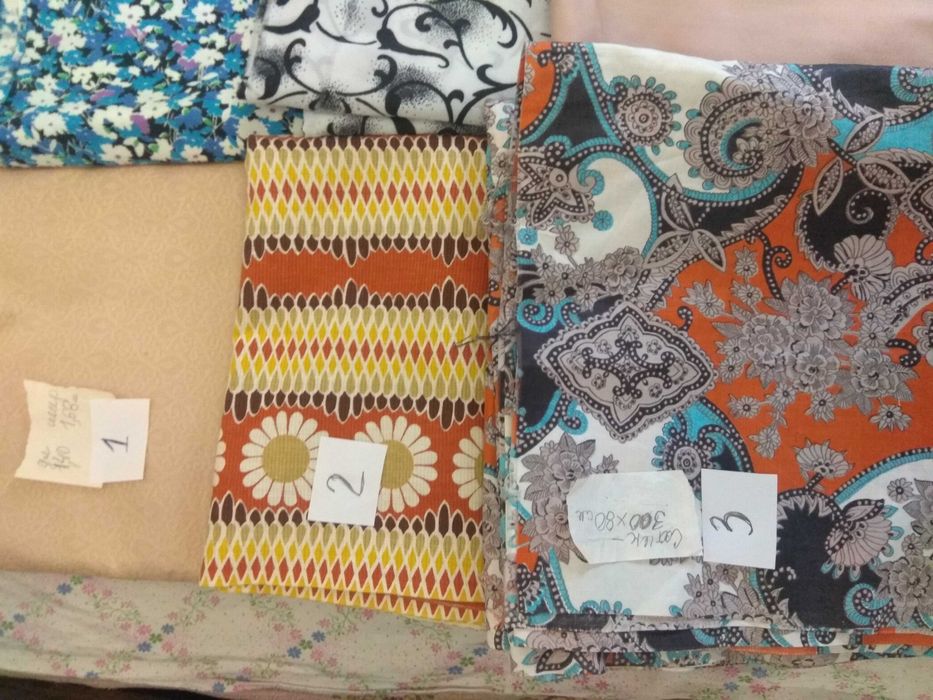 Ткани отрезы,х/б