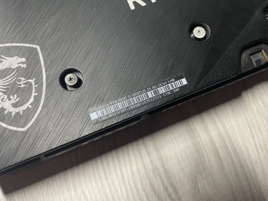 Відеокарта GTX 3060 TI MSI