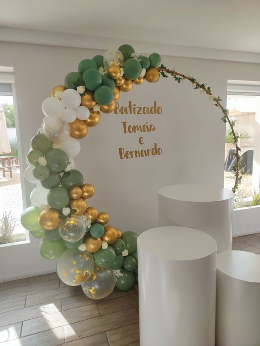 arco para baloes + cilindros negociável