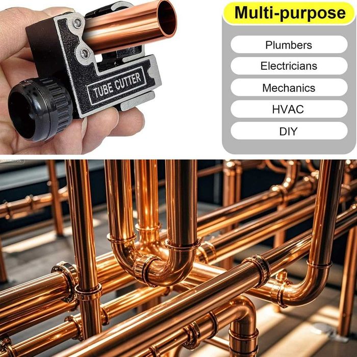 Przecinak do rur 3–28 mm | Miedź Aluminium Mosiądz