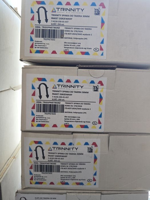 Sprzedam spinki do takera - ok. 3500szt