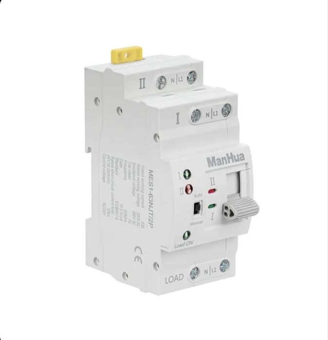 АВР Manhua 63A Автоматичний ввод резервного живлення
